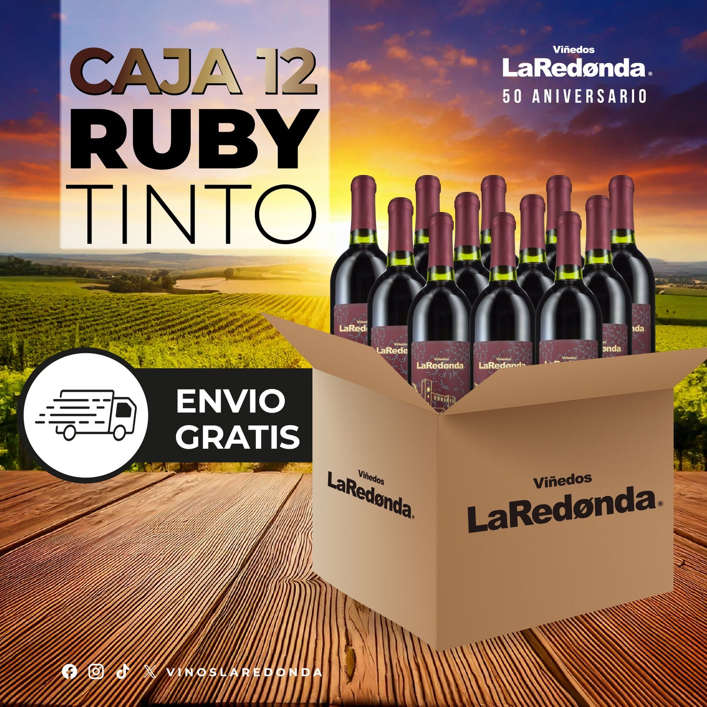 12 Botellas + 2 Boletos para Winecolors 2025